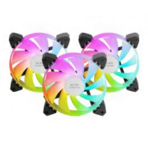 Ventilador Mars Gaming ARGB 12x12cm...