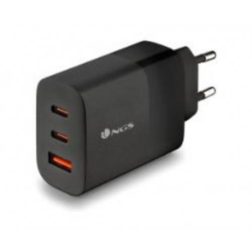 Cargador de Pared NGS 2xUSB-C 1xUSB-A...