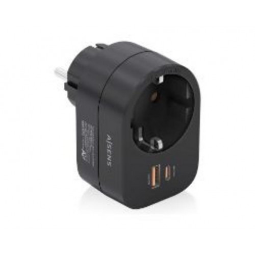 Enchufe AISENS 1 Toma, 1 Usb-C, 1...