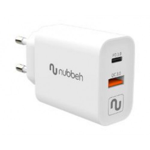 Cargador Pared NUBBEH 43W Usb-A Usb-C...