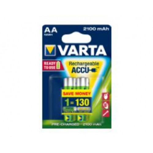 Pilas Recargables Varta AA Blister 2...