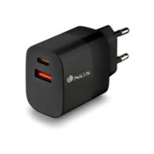 Cargador de Pared NGS 1xUSB-C 1xUSB-A...