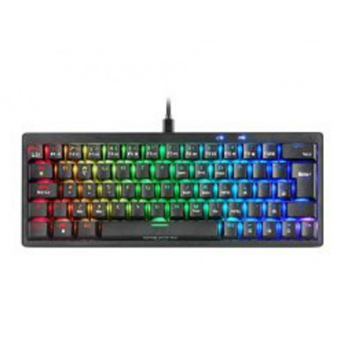 Teclado Mars Gaming RGB USB-C Negro...