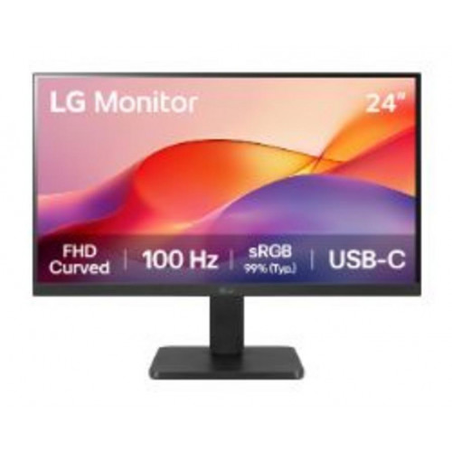 Monitor LG 24" VA FHD Curvo USB-C...