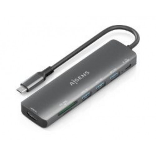 Docking AISENS 7en1 USB-C Gris...
