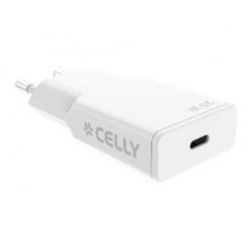 Cargador Pared CELLY 25W 1xUSB-C...