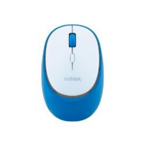Ratón NILOX Dual-Wireless Blanco/Azul...