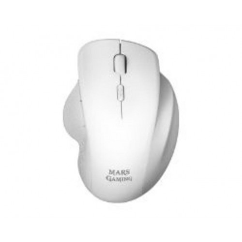 Ratón Mars Gaming Wireless Blanco...