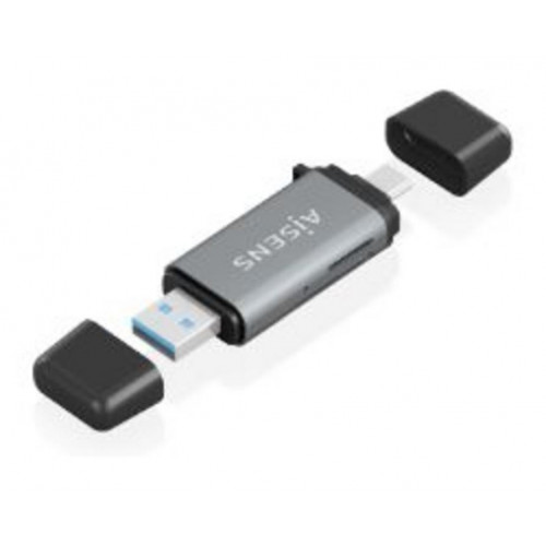 Lector de Tarjetas AISENS USB-A/C 3.0...