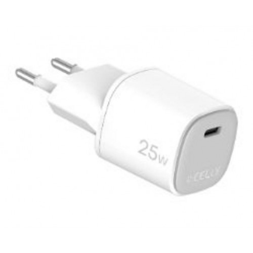 Cargador de Pared CELLY 25W 1xUSB-C...