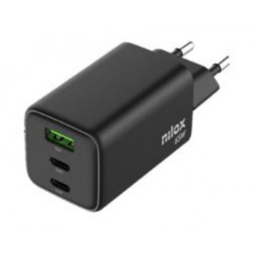 Cargador de Pared NILOX 65W 2xUSB-C...