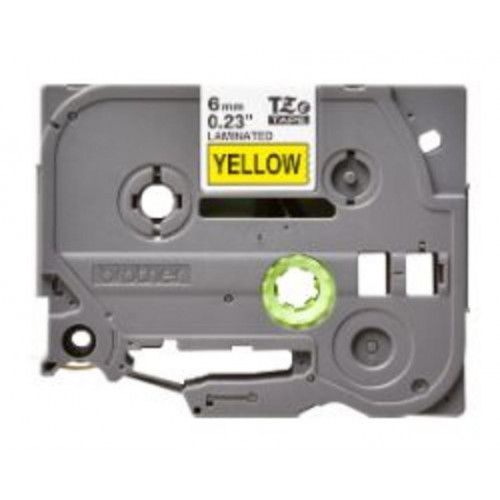 Cinta Brother 6mm 8m Negro sobre...