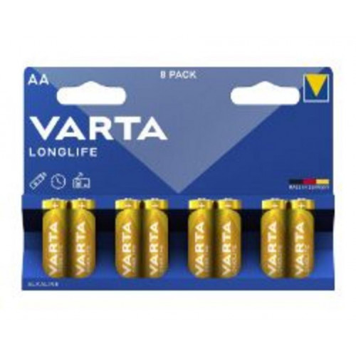 Pilas Varta Longlife AA Blister 8