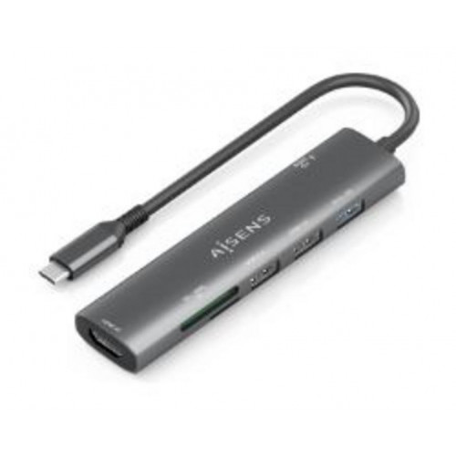 Docking AISENS 7en1 USB-C Gris...