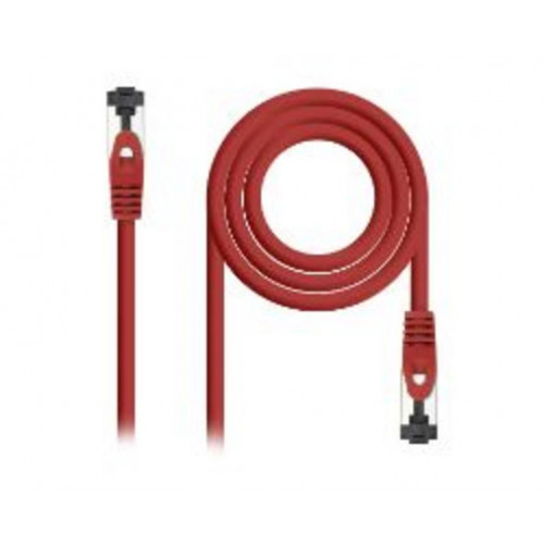 Nanocable Cat.8.1 SSTP 30cm Rojo