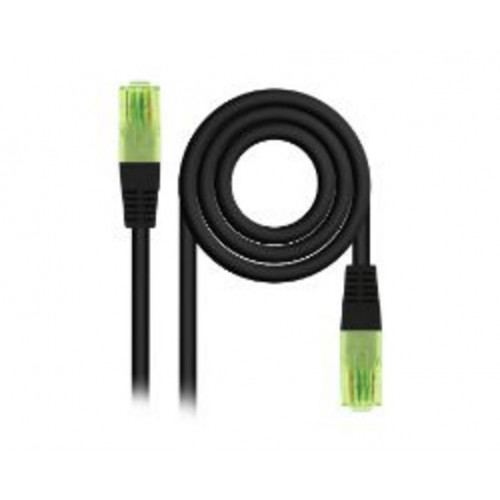 Nanocable RJ45 Cat.6 UTP 30cm Negro